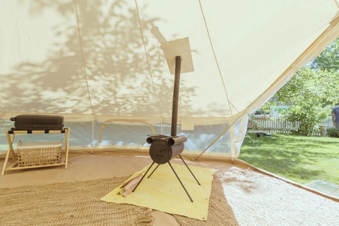 Image of **PREORDER JUNE** 19' (6M) Fernweh™ Double-Door Bell Tent by Life in Tents