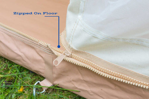 Image of **PREORDER JUNE** 19' (6M) Fernweh™ Double-Door Bell Tent by Life in Tents