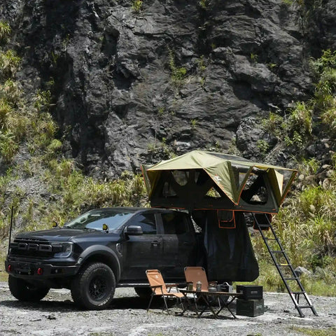 Image of Naturnest Andromeda Roof Top Tent - Soft Shell Dark Green