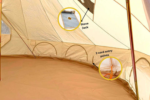 Image of 16' (5M) Zephyr™ Tent Cabin Bell Tent