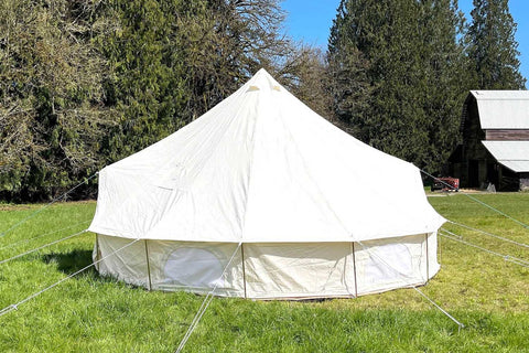 Image of **PREORDER JUNE** 19' (6M) Fernweh™ Double-Door Bell Tent by Life in Tents