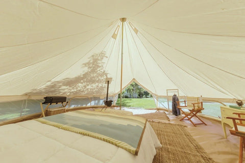 Image of **PREORDER JUNE** 19' (6M) Fernweh™ Double-Door Bell Tent by Life in Tents