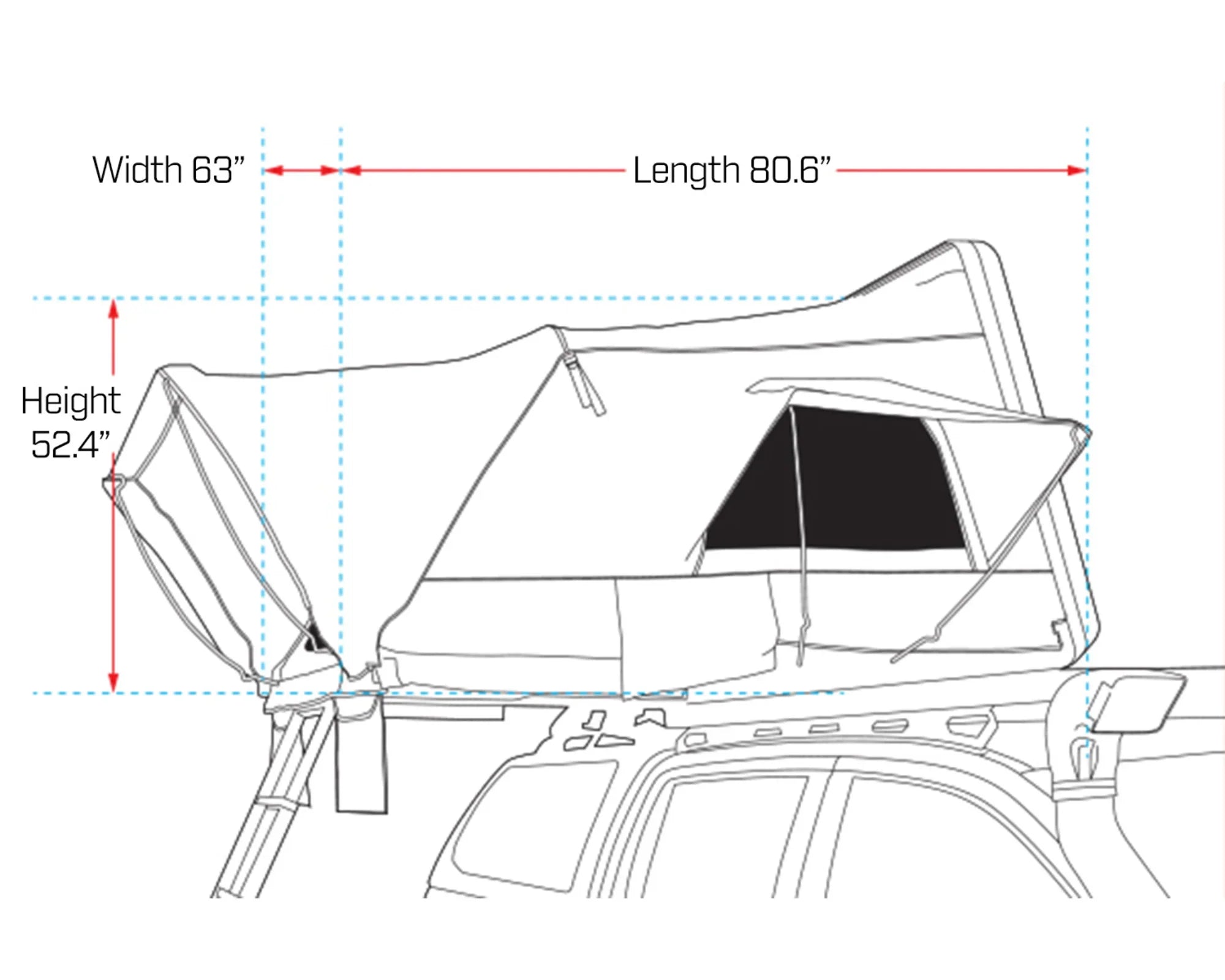 Ironman 4x4 Ursa 1300 Rooftop Tent