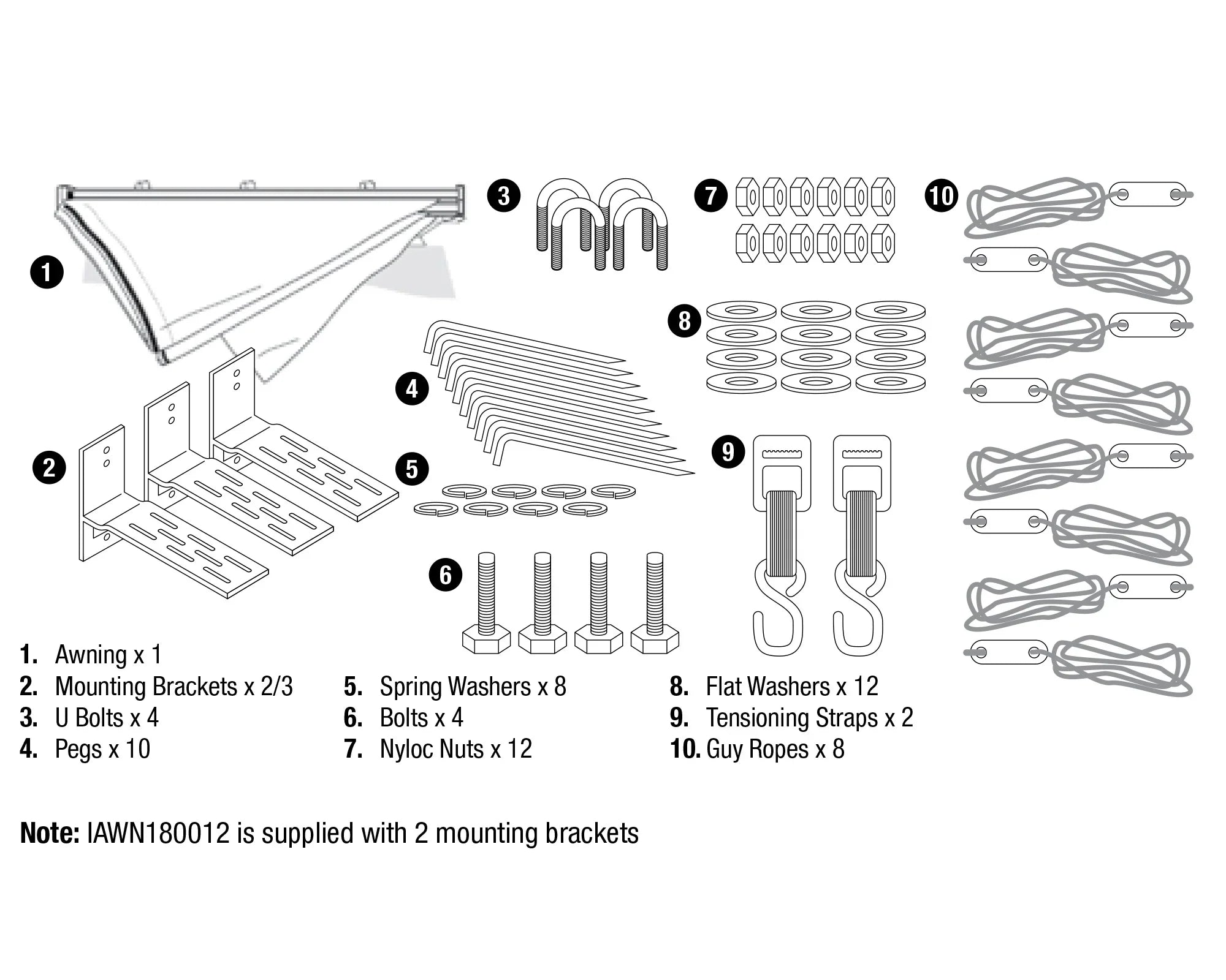 Ironman 4x4 DeltaWing 270° Vehicle Awning