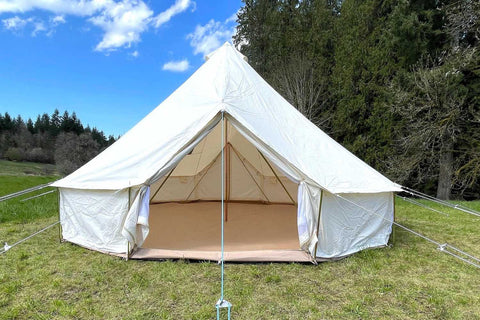 Image of **PREORDER JUNE** 19' (6M) Fernweh™ Double-Door Bell Tent by Life in Tents