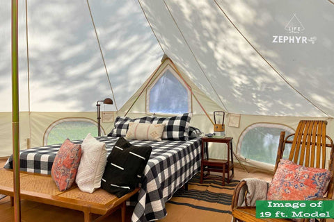 Image of 16' (5M) Zephyr™ Tent Cabin Bell Tent
