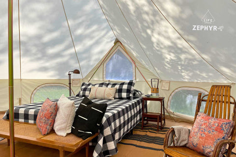 Image of 19' (6M) Zephyr™ Cabin Tent by Life in Tents