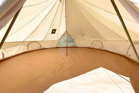 Image of **PREORDER JUNE** 19' (6M) Fernweh™ Double-Door Bell Tent by Life in Tents