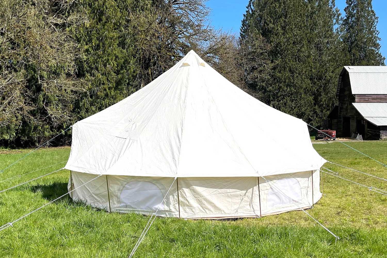 **PREORDER JUNE** 19' (6M) Fernweh™ Double-Door Bell Tent by Life in Tents
