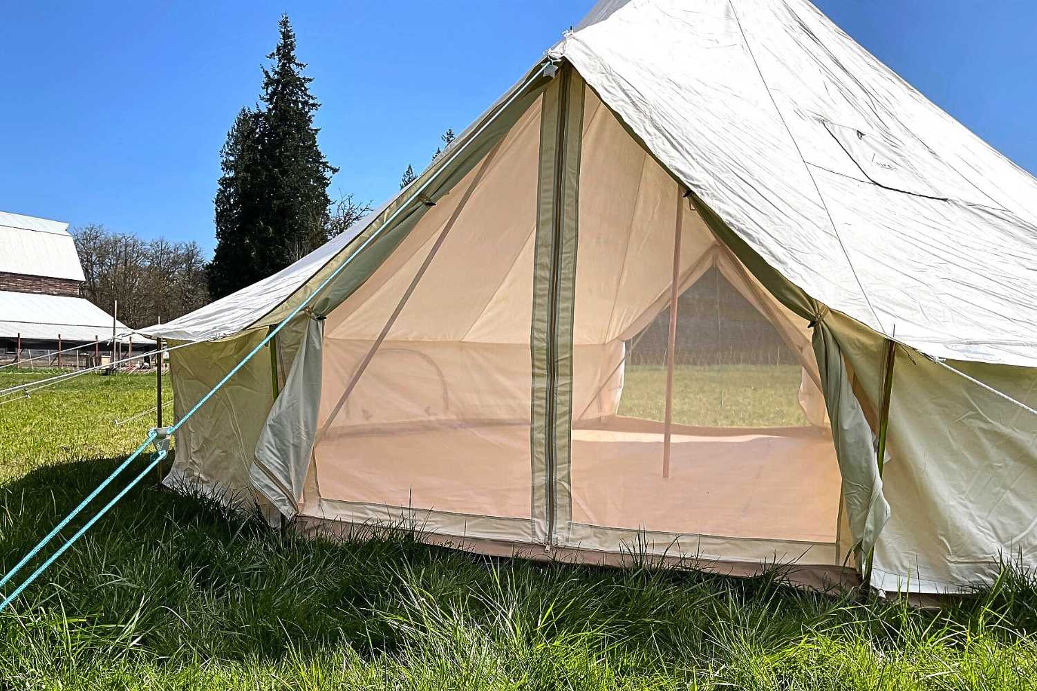 **PREORDER JUNE** 19' (6M) Fernweh™ Double-Door Bell Tent by Life in Tents